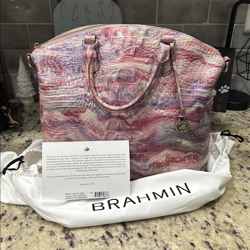 Brahmin Large Duxbury Satchel Aura Melbourne